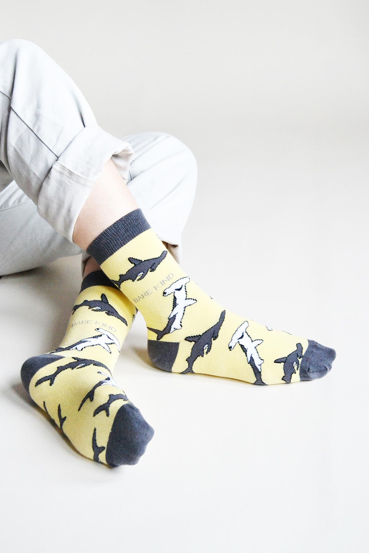 Bare Kind Save The Sharks Bamboo Socks