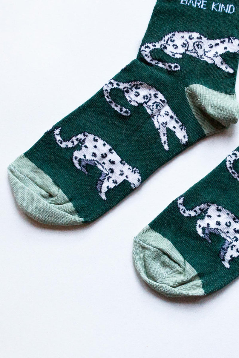Bare Kind Save The Snow Leopards Bamboo Socks