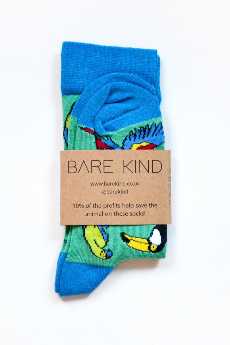Bare Kind Save The Toucans Bamboo Socks