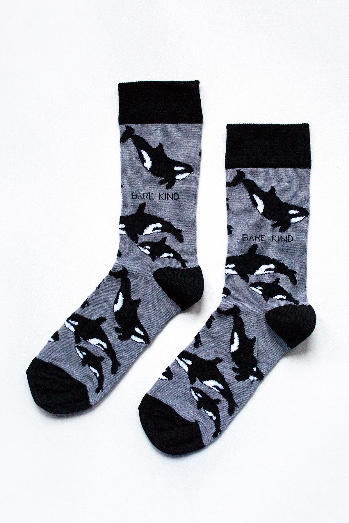 Bare Kind Save the Orcas Bamboo Socks