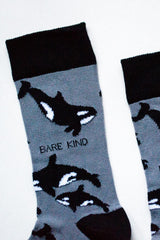 Bare Kind Save the Orcas Bamboo Socks