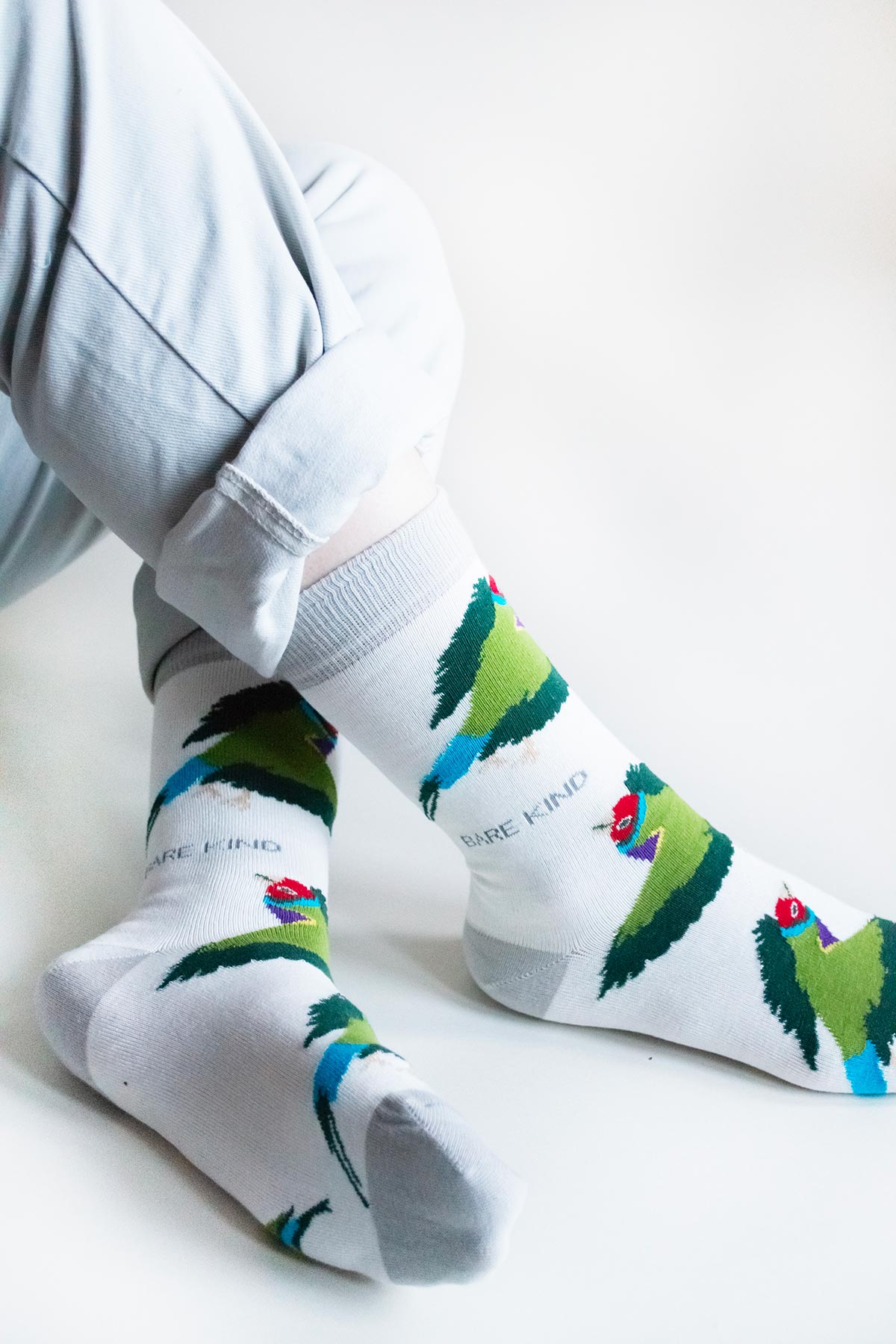 Bare Kind Save the Gouldian Finches Bamboo Socks