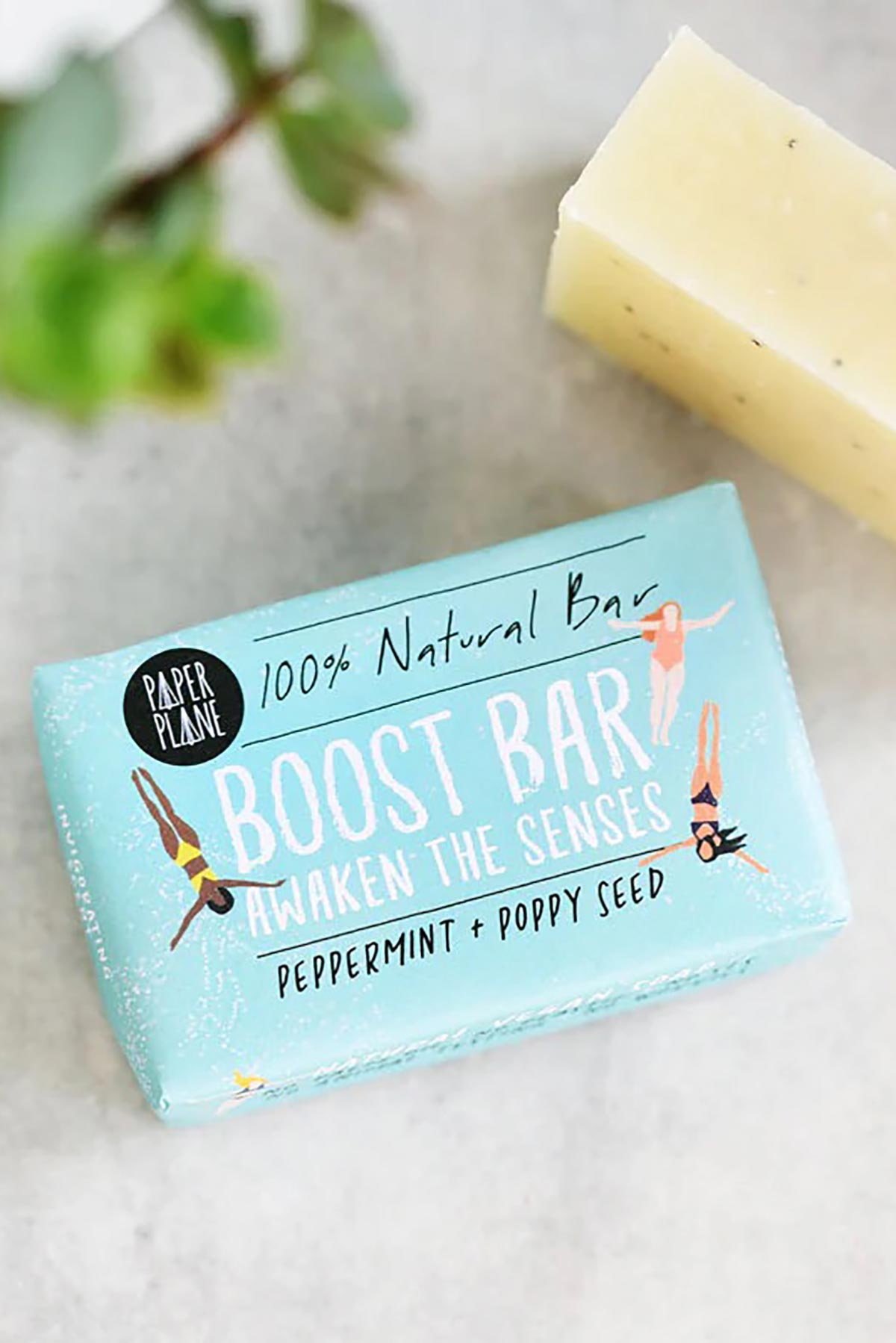 Paper Plane Boost Bar 100% Natural Vegan Soap