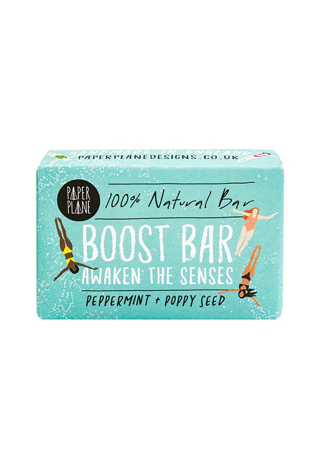 Paper Plane Boost Bar 100% Natural Vegan Soap