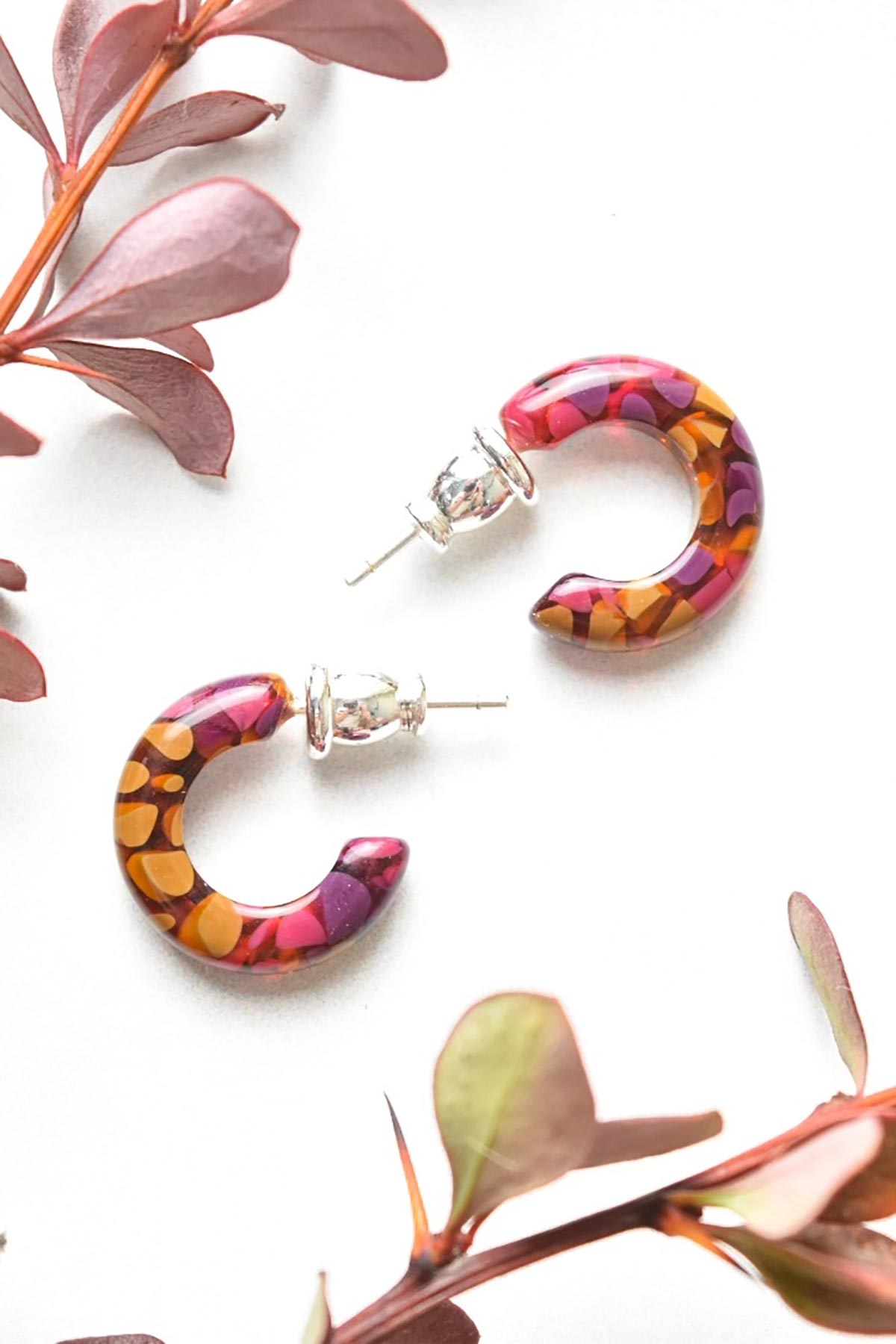 Fenna And Fei Bouquet Huggie Mini Hoop Earrings