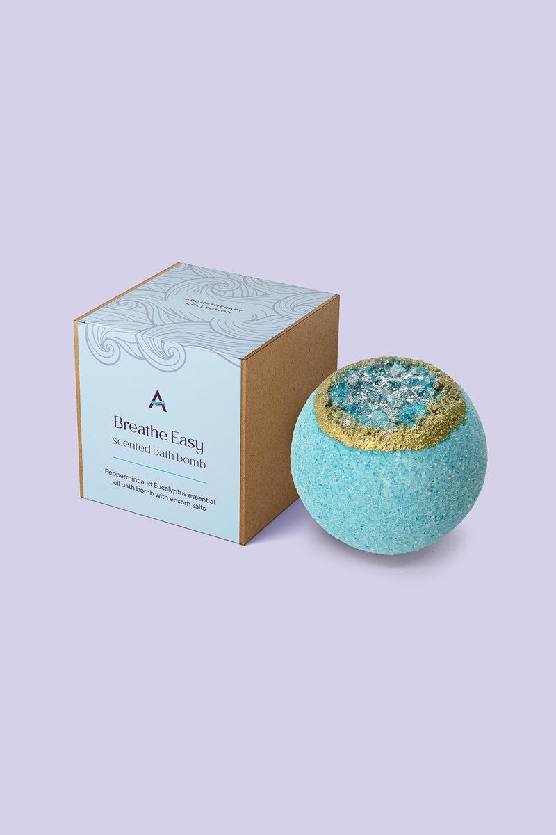 Ascent Breathe Easy Sinus Relief Essential Oil Bath Bomb