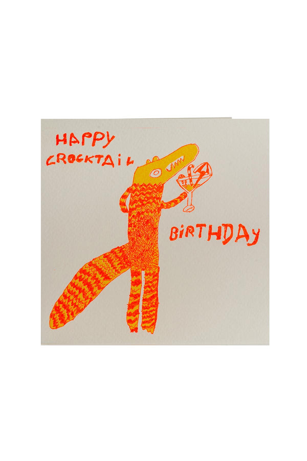 Arthouse Unlimited Happy Crocktail Birthday Card