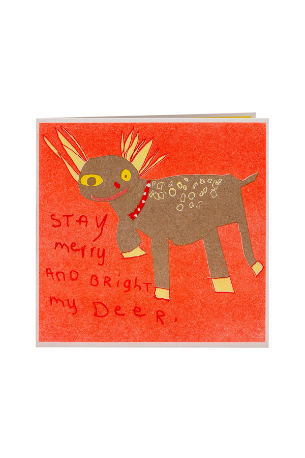Arthouse Unlimited Stay Merry And Bright My Deer Card