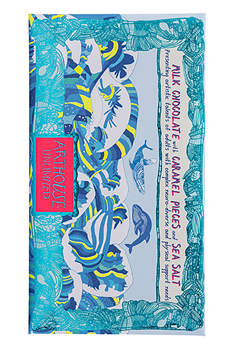 Arthouse Unlimited Swim With Whales Milk Chocolate With Caramel And Sea Salt