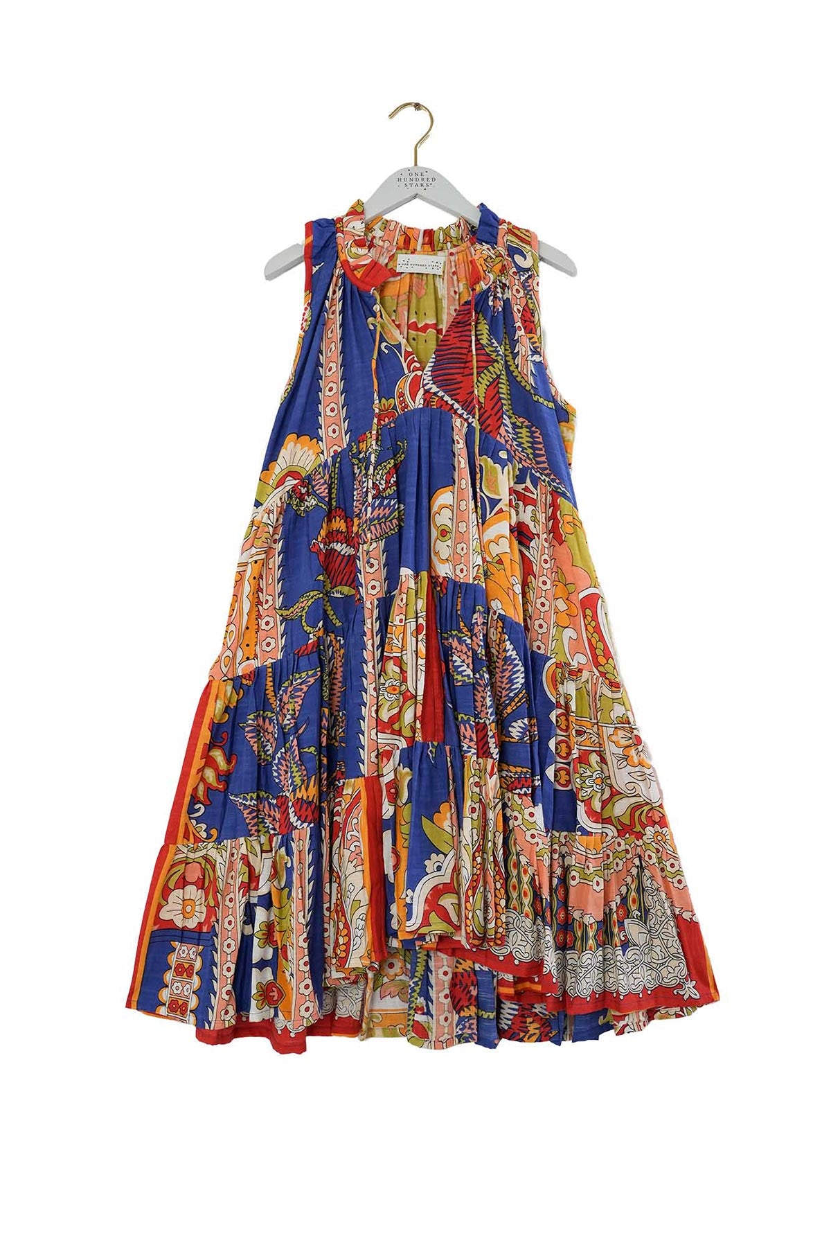 One Hundred Stars Carnival Cobalt Frill Dress