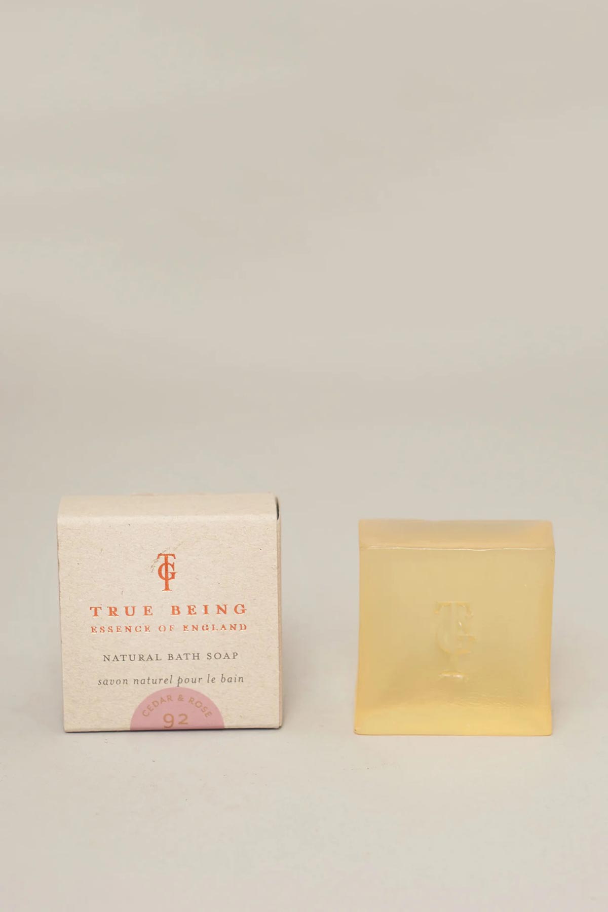 True Grace Cedar & Rose Natural Soap