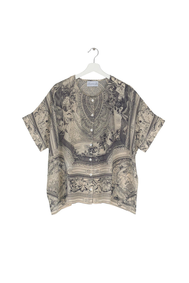 One Hundred Stars Cherub Natural Tea Blouse