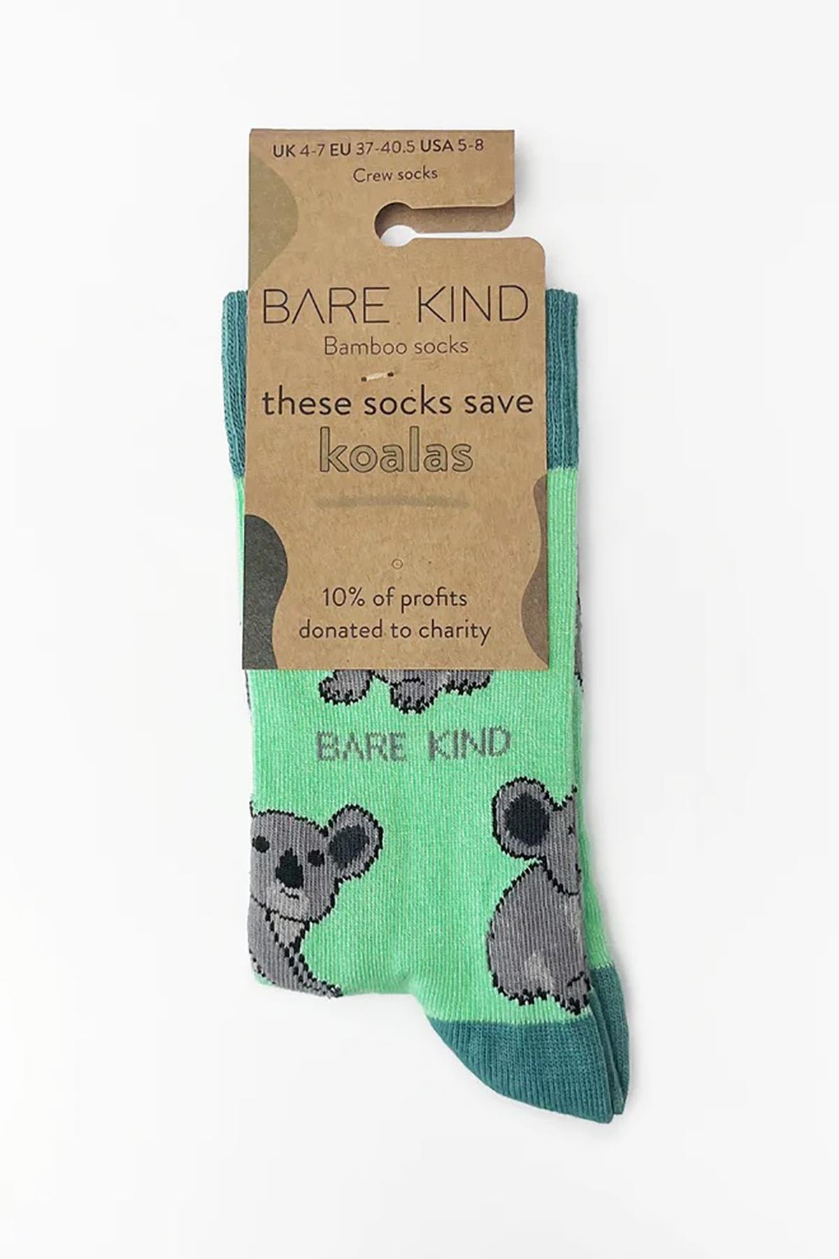 Bare Kind Save The Koalas Bamboo Socks