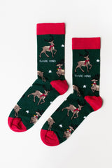 Bare Kind Christmas Save The Reindeer Bamboo Socks