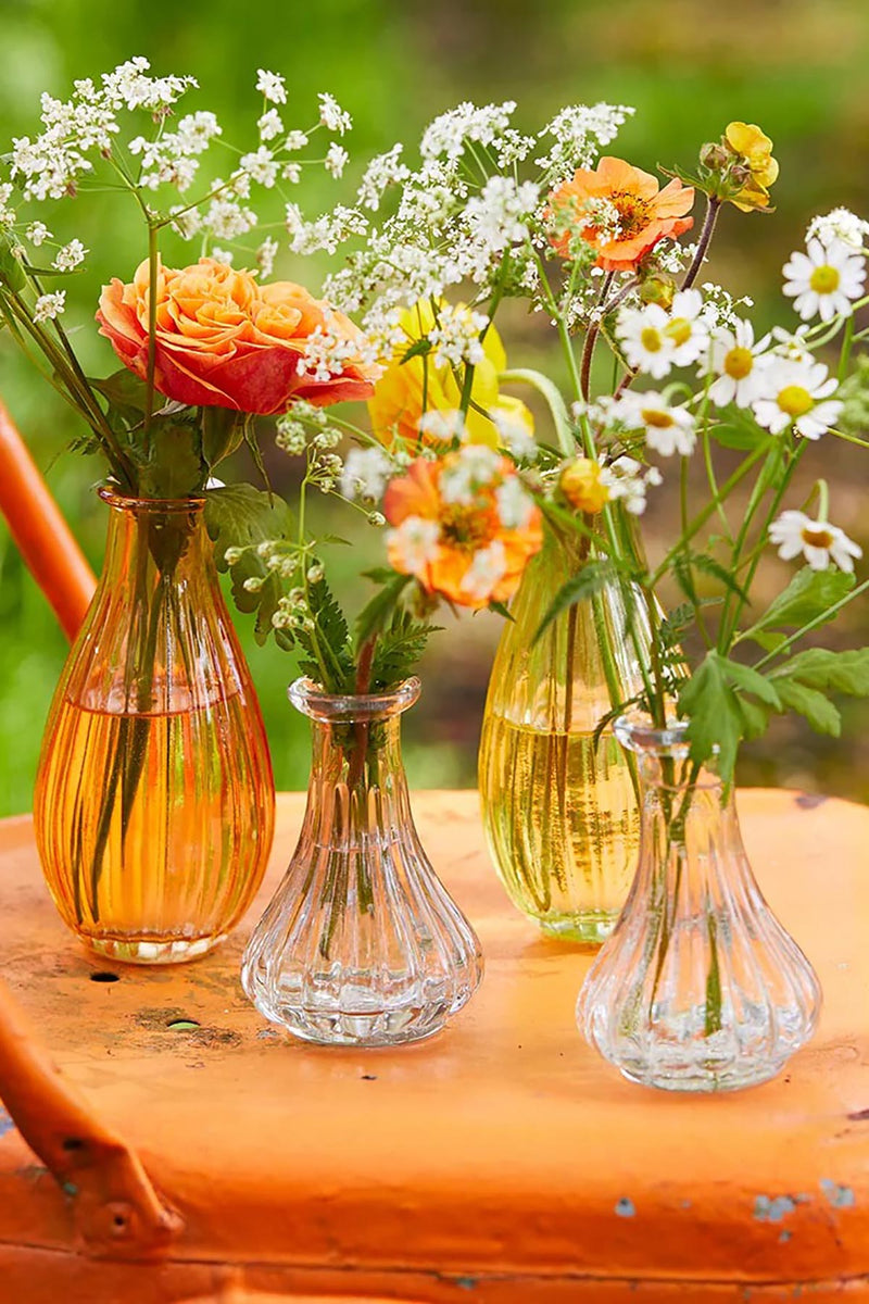 Talking Tables Colourful Glass Flower Bud Vases