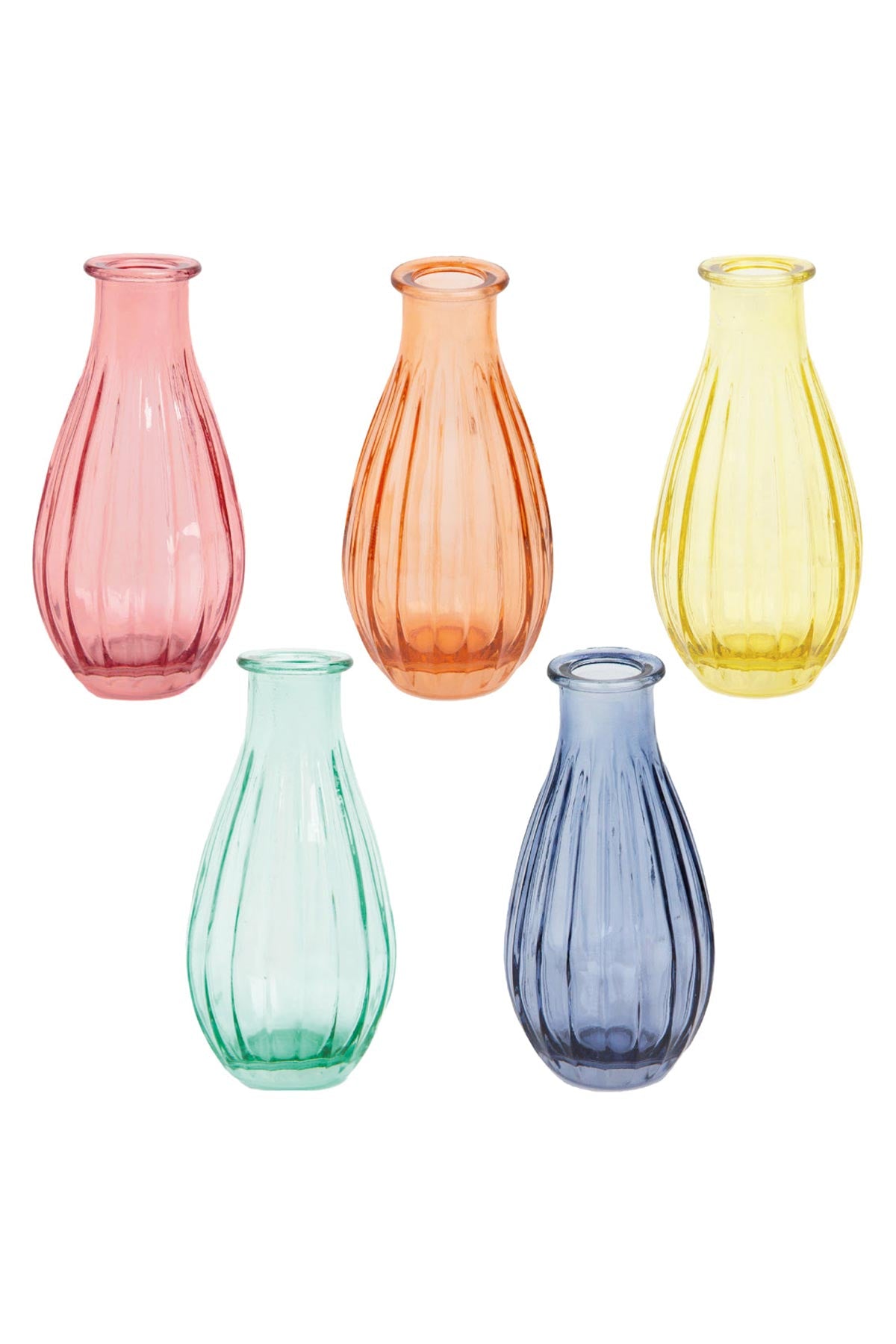 Talking Tables Colourful Glass Flower Bud Vases