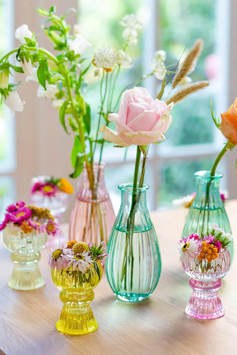 Talking Tables Colourful Glass Flower Bud Vases