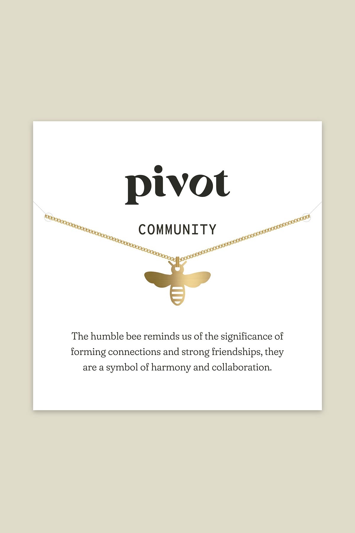 Pivot Community Pendant Necklace