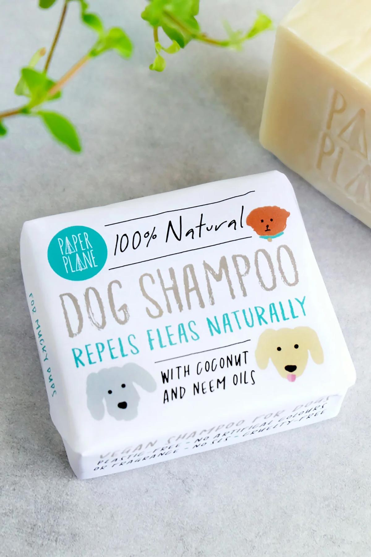 Paper Plane Dog Shampoo 100% Natural Vegan