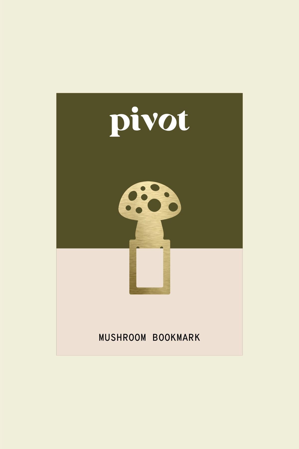 Pivot Dotty Mushroom Bookmark