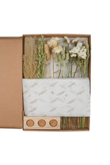 Wildflowers By Floriette Dried Flowers Mailer Gift Box With Vases In Natural