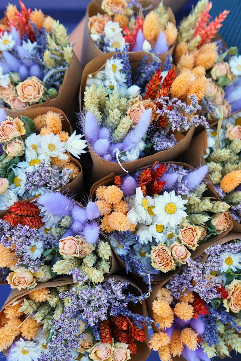 Wildflowers By Floriette Dried Flowers Market More In Lavender Peach