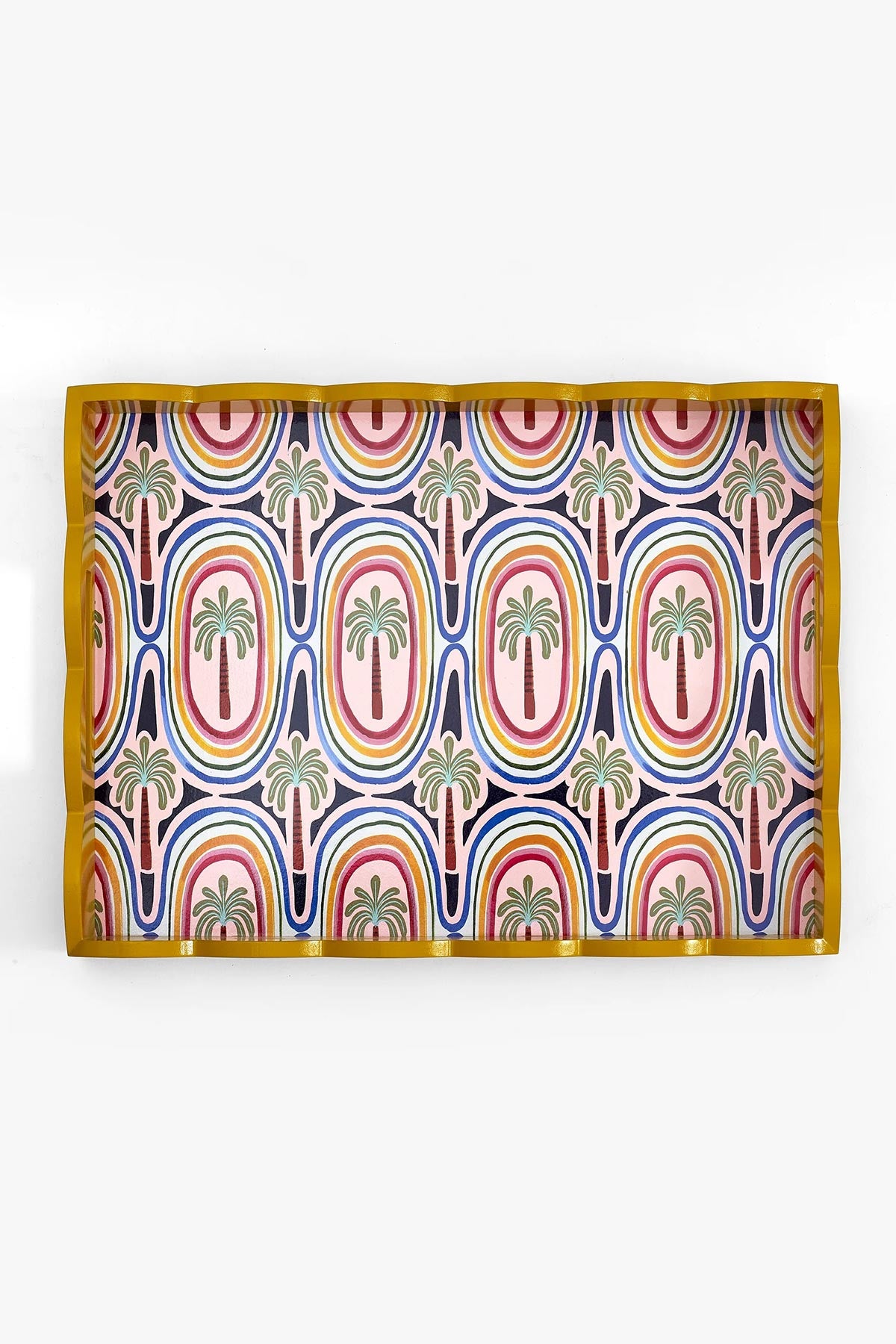 Eleanor Bowmer Electric Coast Palm Tree Tray