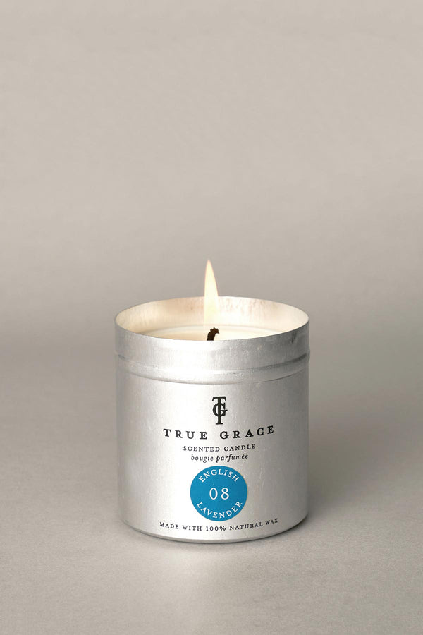 True Grace English Lavender Tin Candle