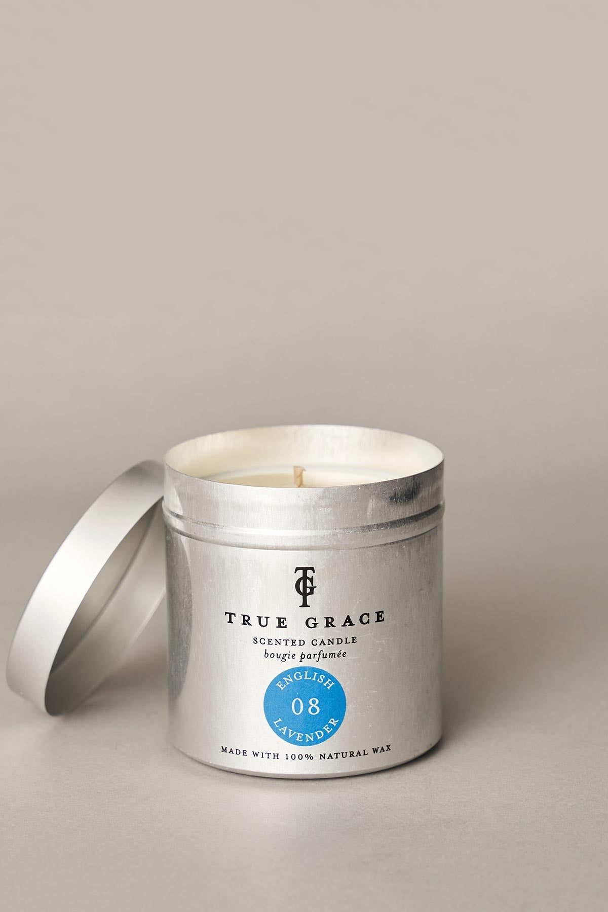 True Grace English Lavender Tin Candle