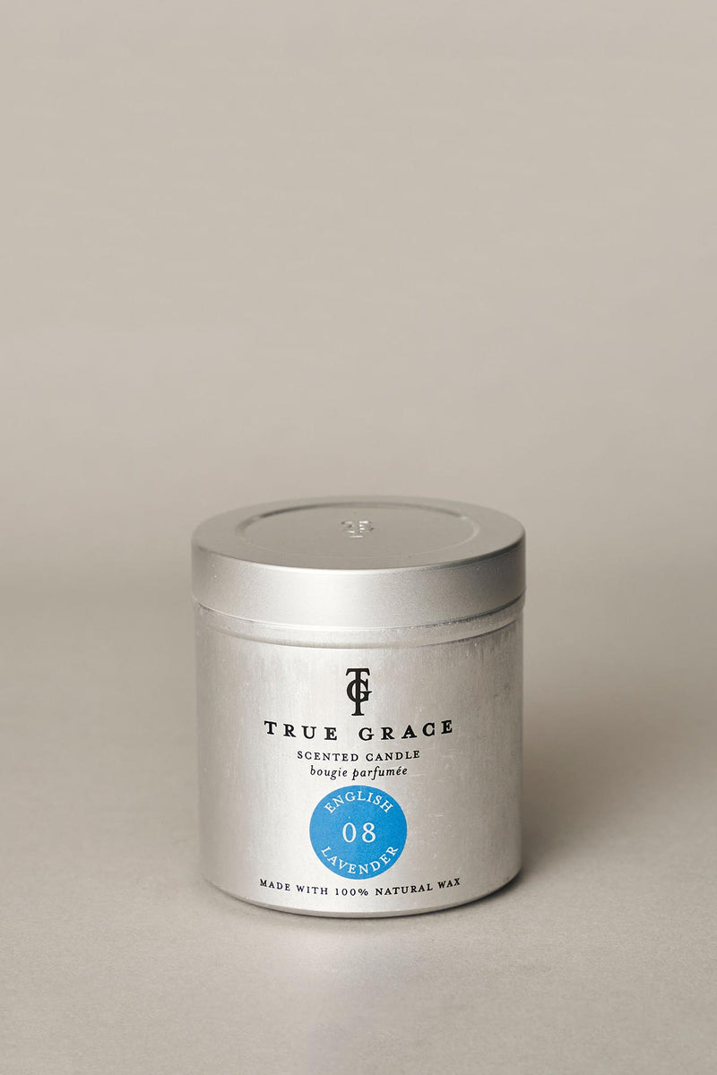 True Grace English Lavender Tin Candle