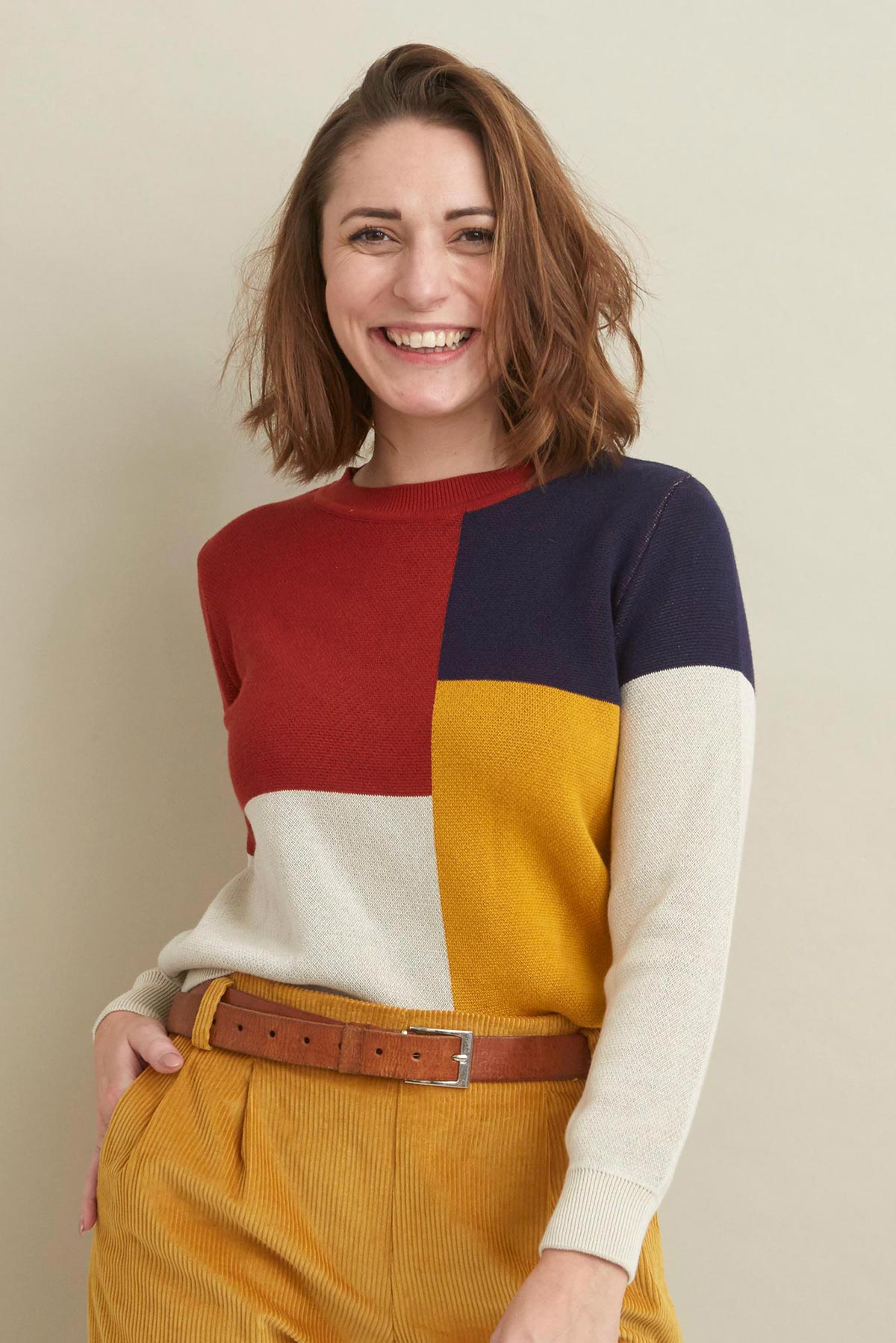 Palava Esther Red Bauhaus Jumper