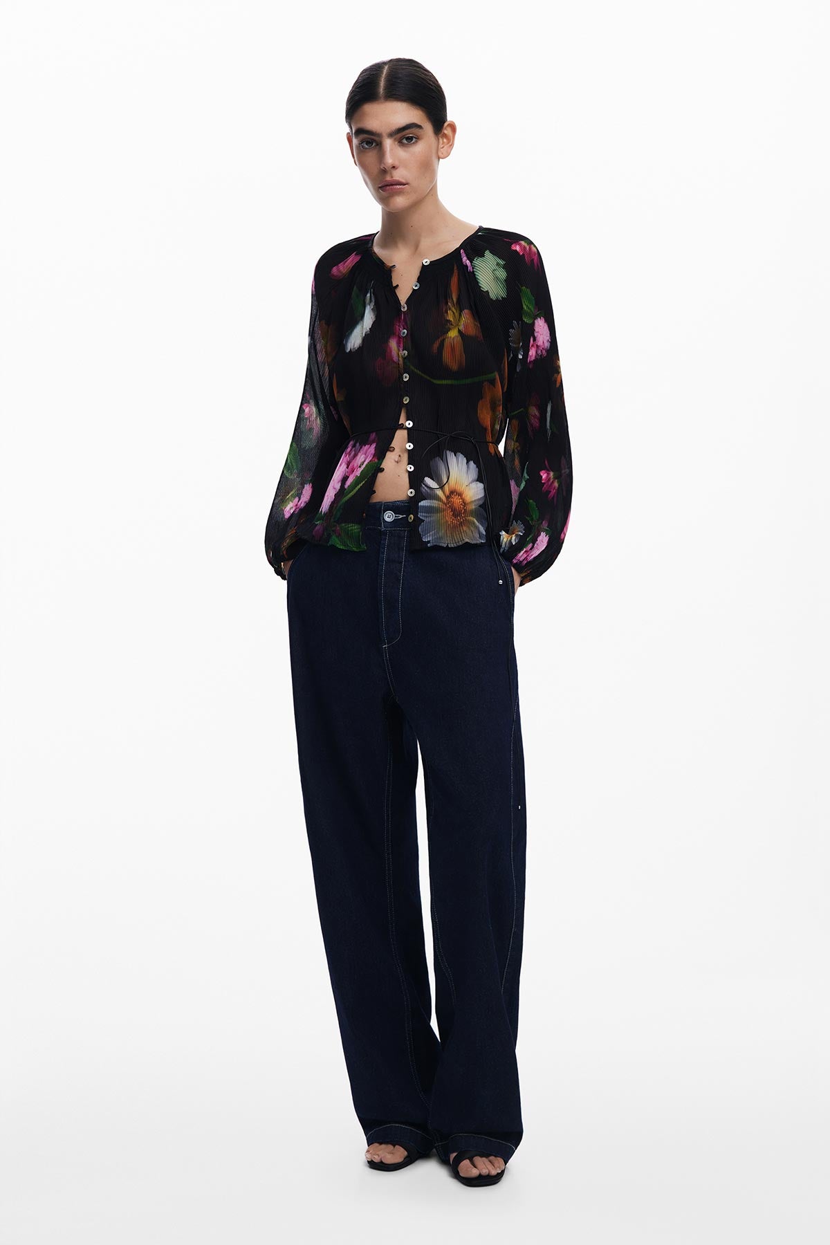 Desigual Floral Blouse