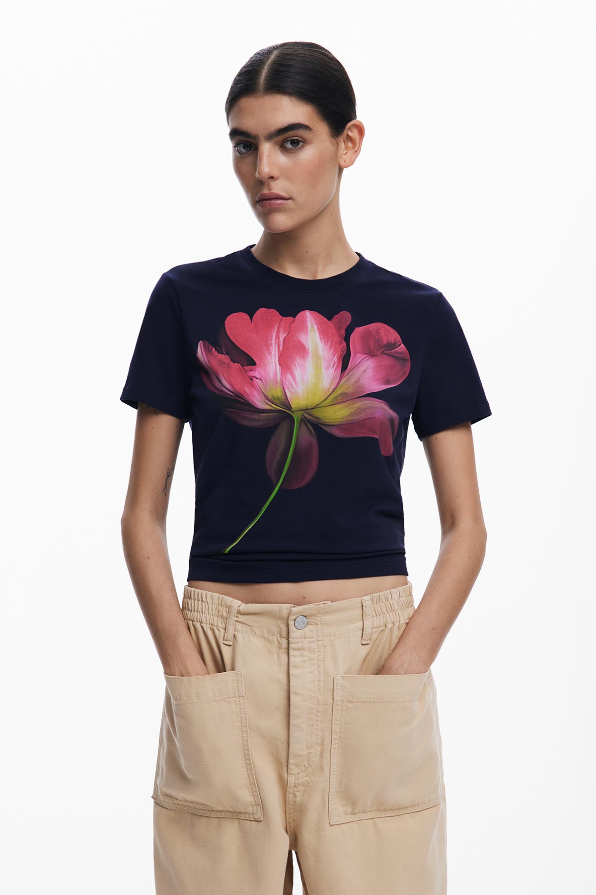 Desigual Floral T-Shirt