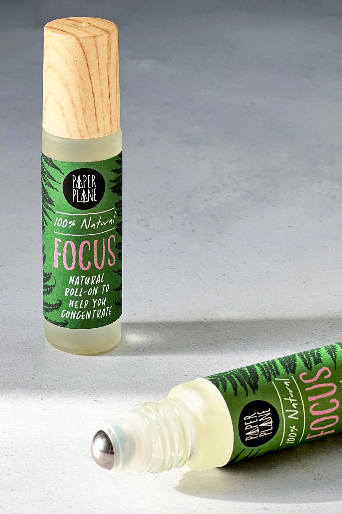 Paper Plane Focus Natural Pulse Point Roller Oil