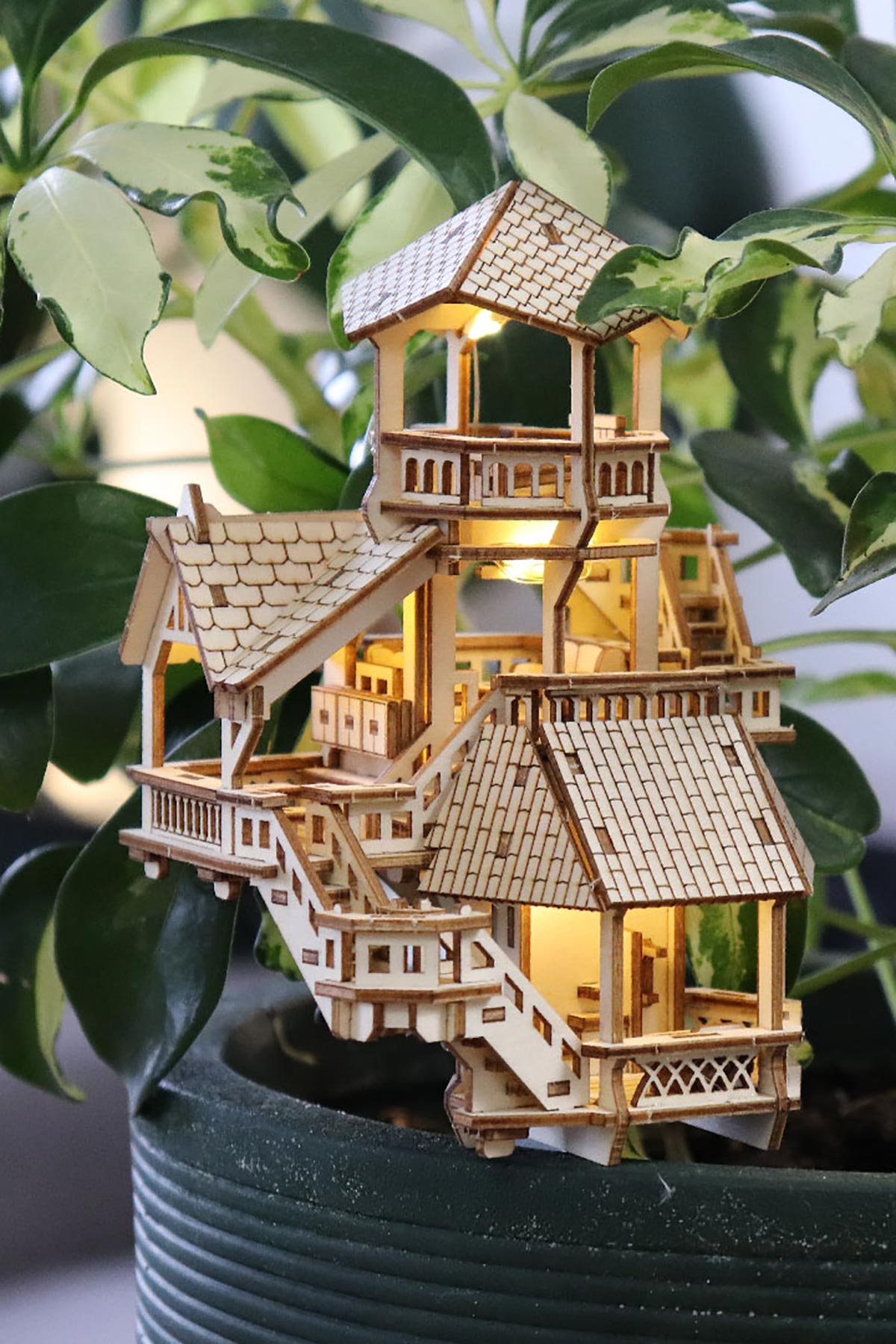 Tiny Treehouses Forest Cottage 3D Wooden Puzzle
