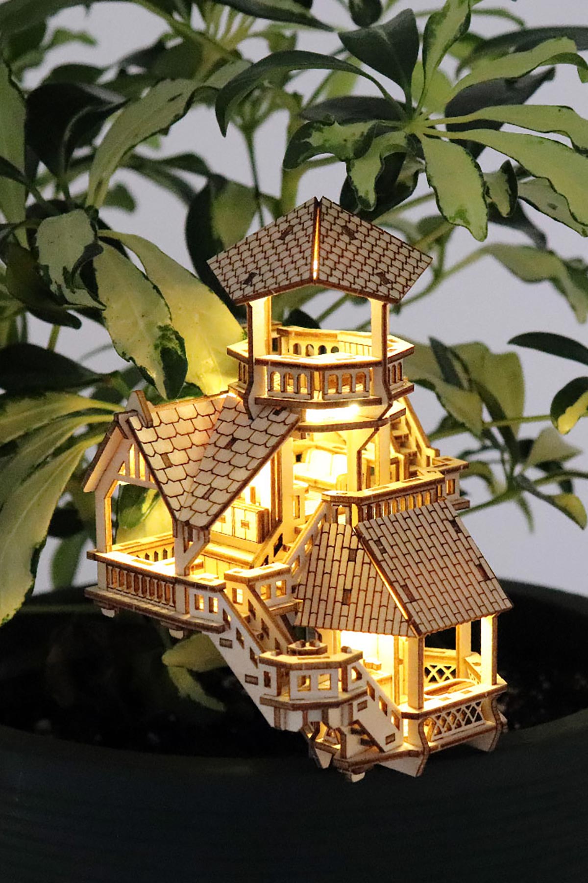 Tiny Treehouses Forest Cottage 3D Wooden Puzzle