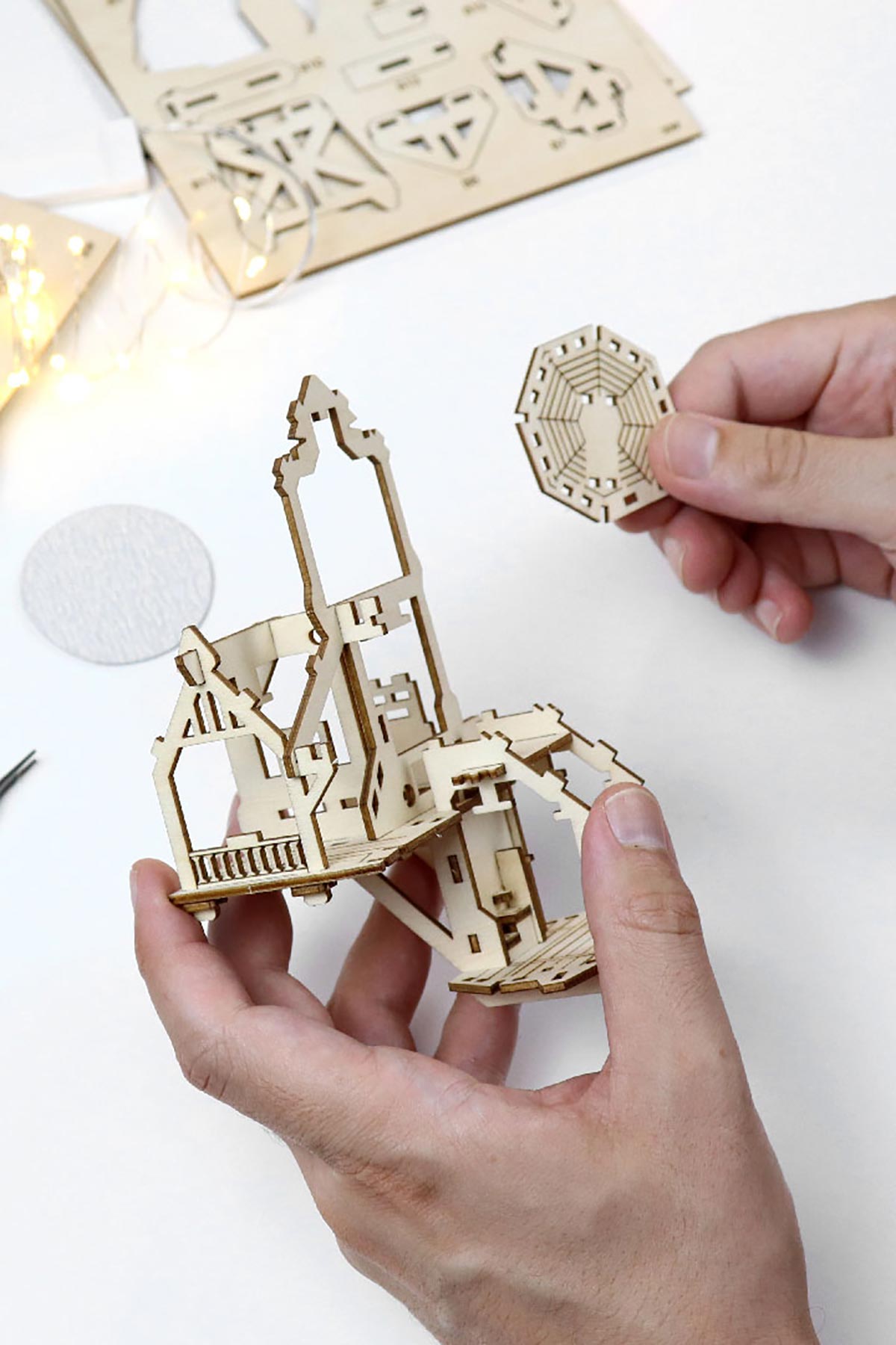 Tiny Treehouses Forest Cottage 3D Wooden Puzzle