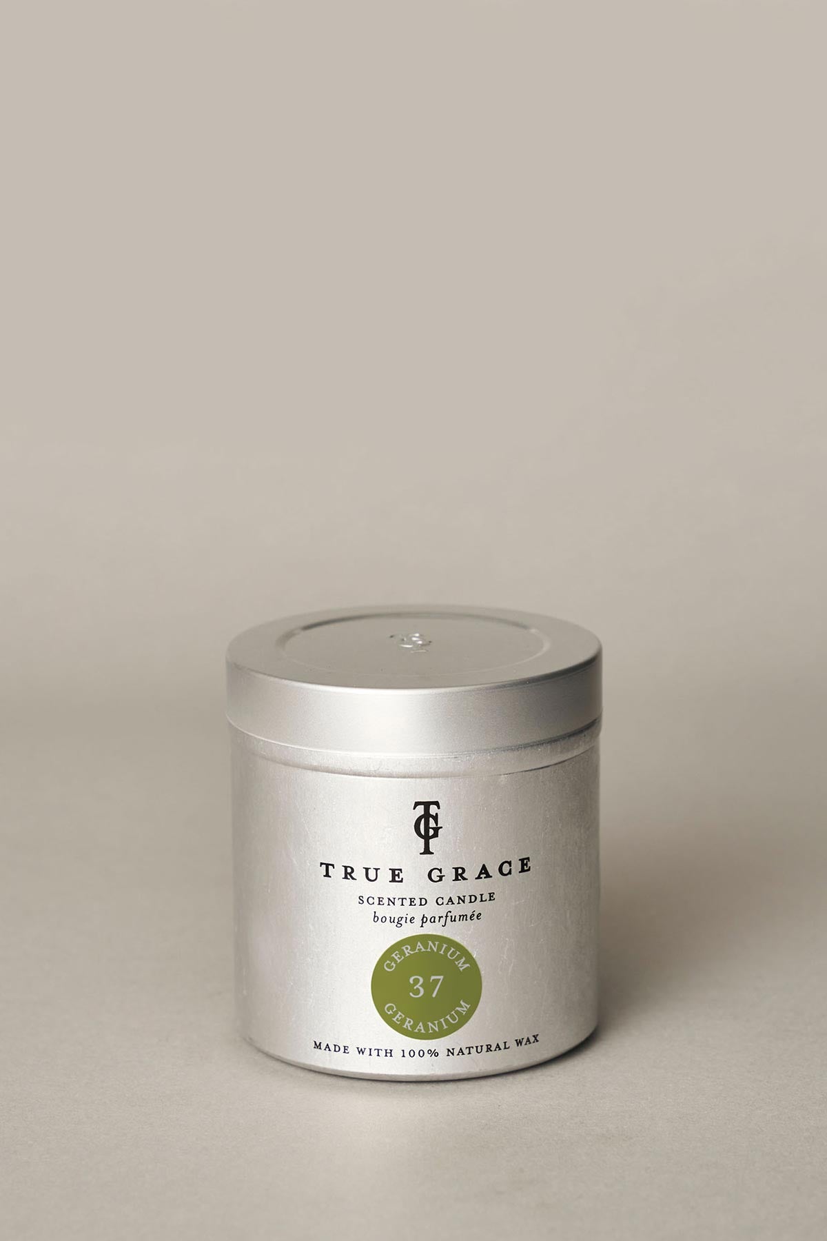 True Grace Geranium Tin Candle