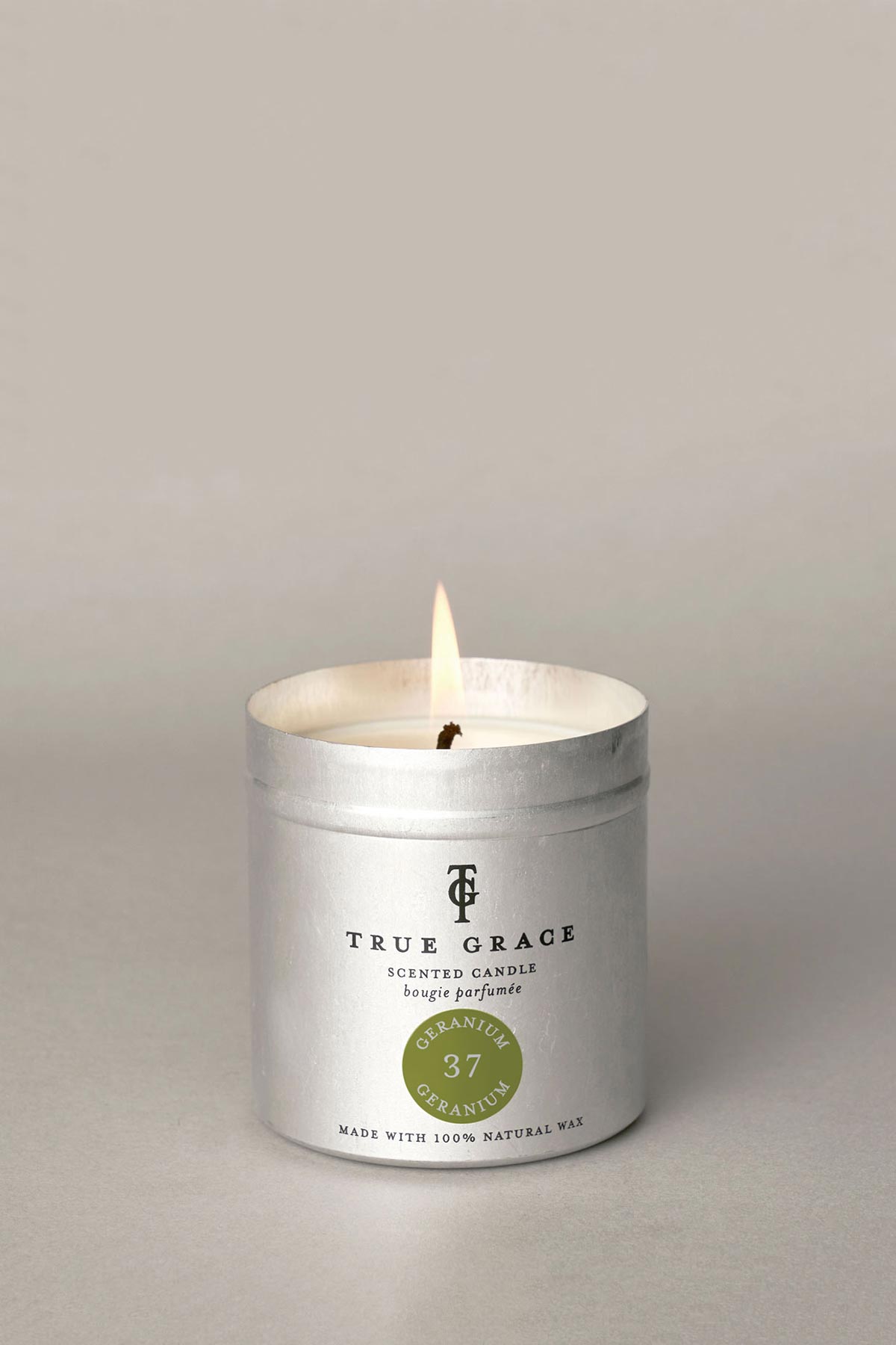 True Grace Geranium Tin Candle