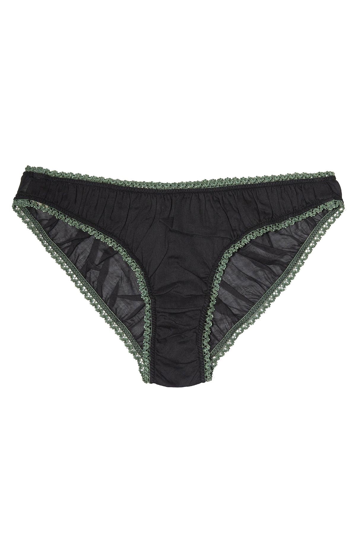 Germaine Des Prés Paris Noir Olive Panties