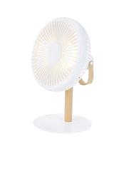 Gingko Design Beyond Portable & Detachable Desk Fan + Light In White
