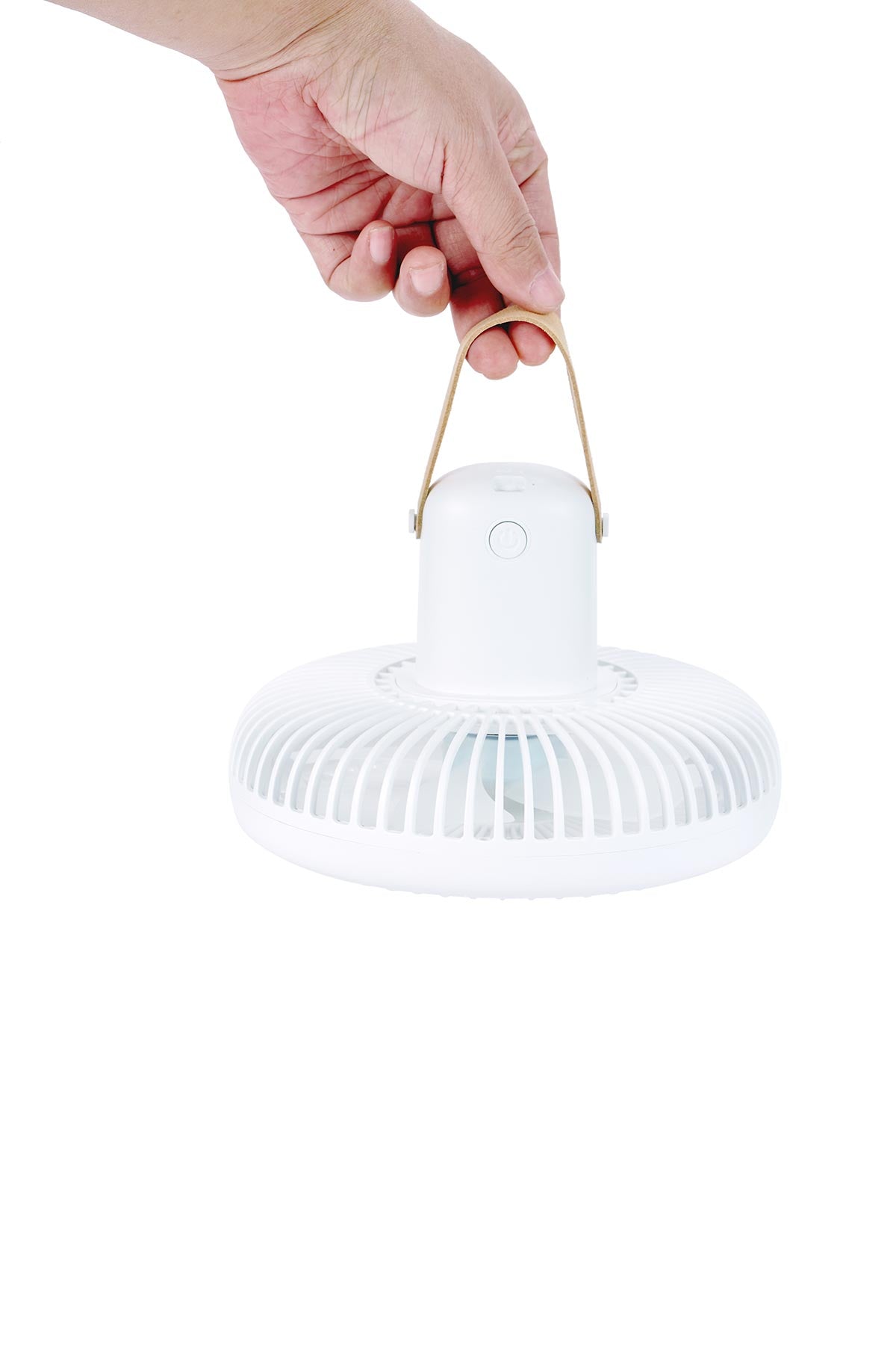 Gingko Design Beyond Portable & Detachable Desk Fan + Light In White