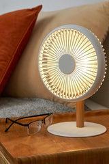 Gingko Design Beyond Portable & Detachable Desk Fan + Light In White