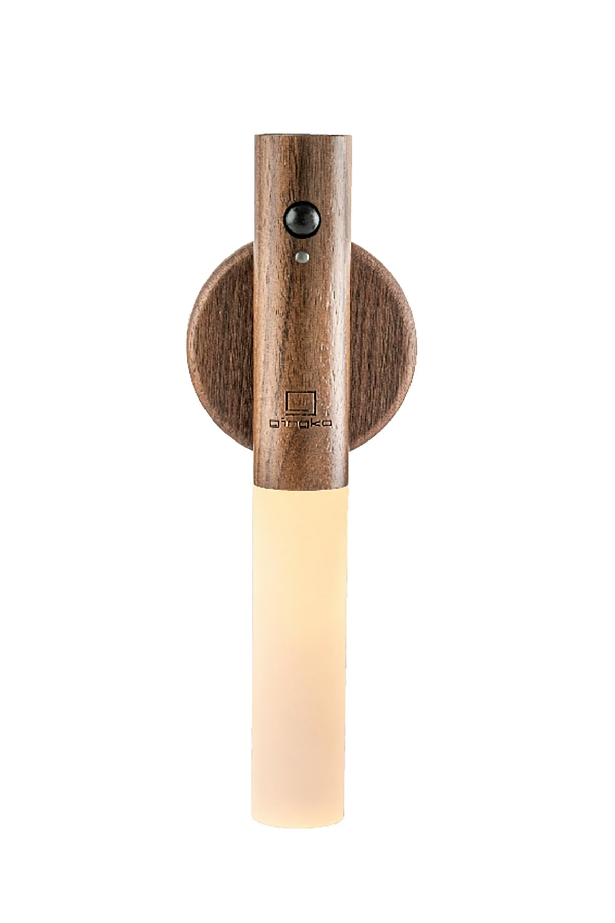 Gingko Design Smart Baton Light | Natural Walnut Wood