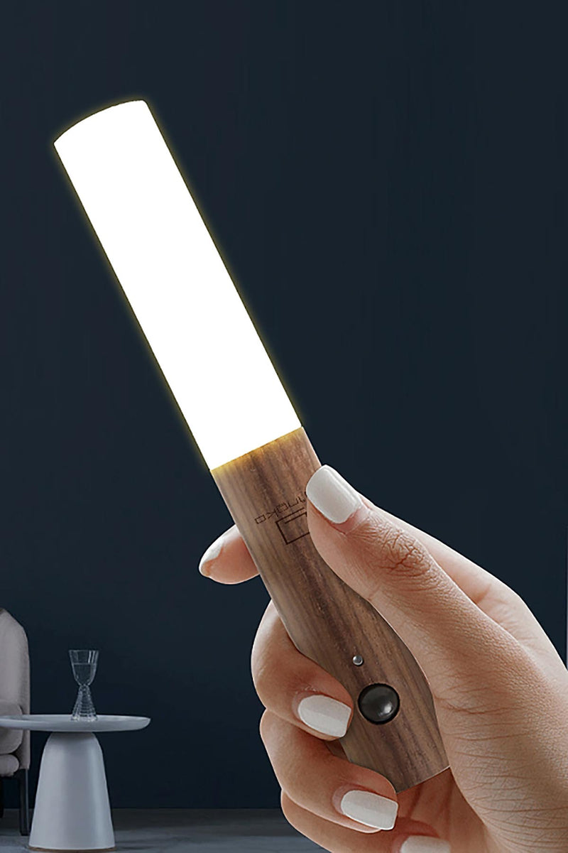 Gingko Design Smart Baton Light | Natural Walnut Wood