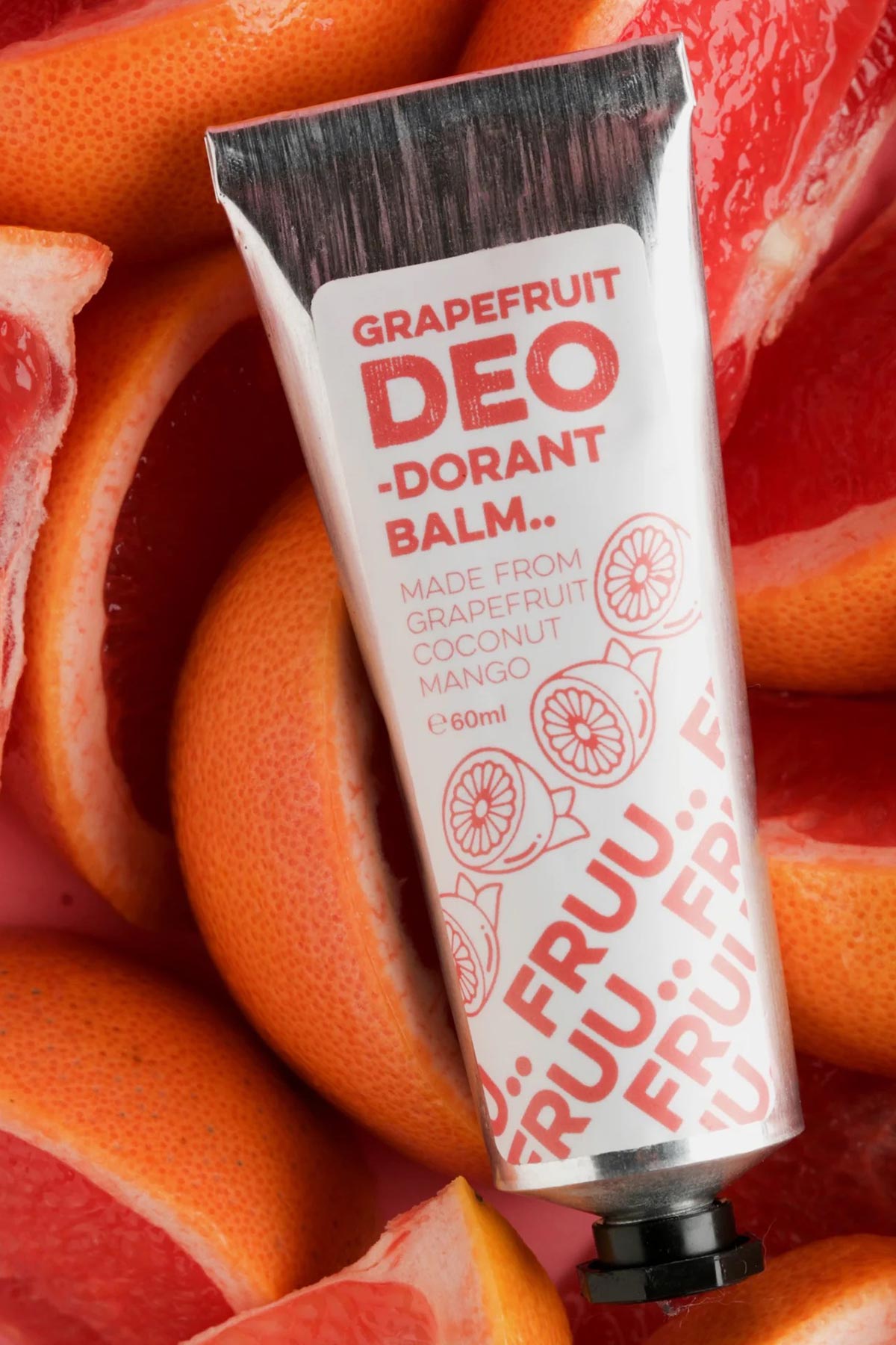 FRUU Cosmetics Grapefruit And Juniper Berry Deodorant Balm