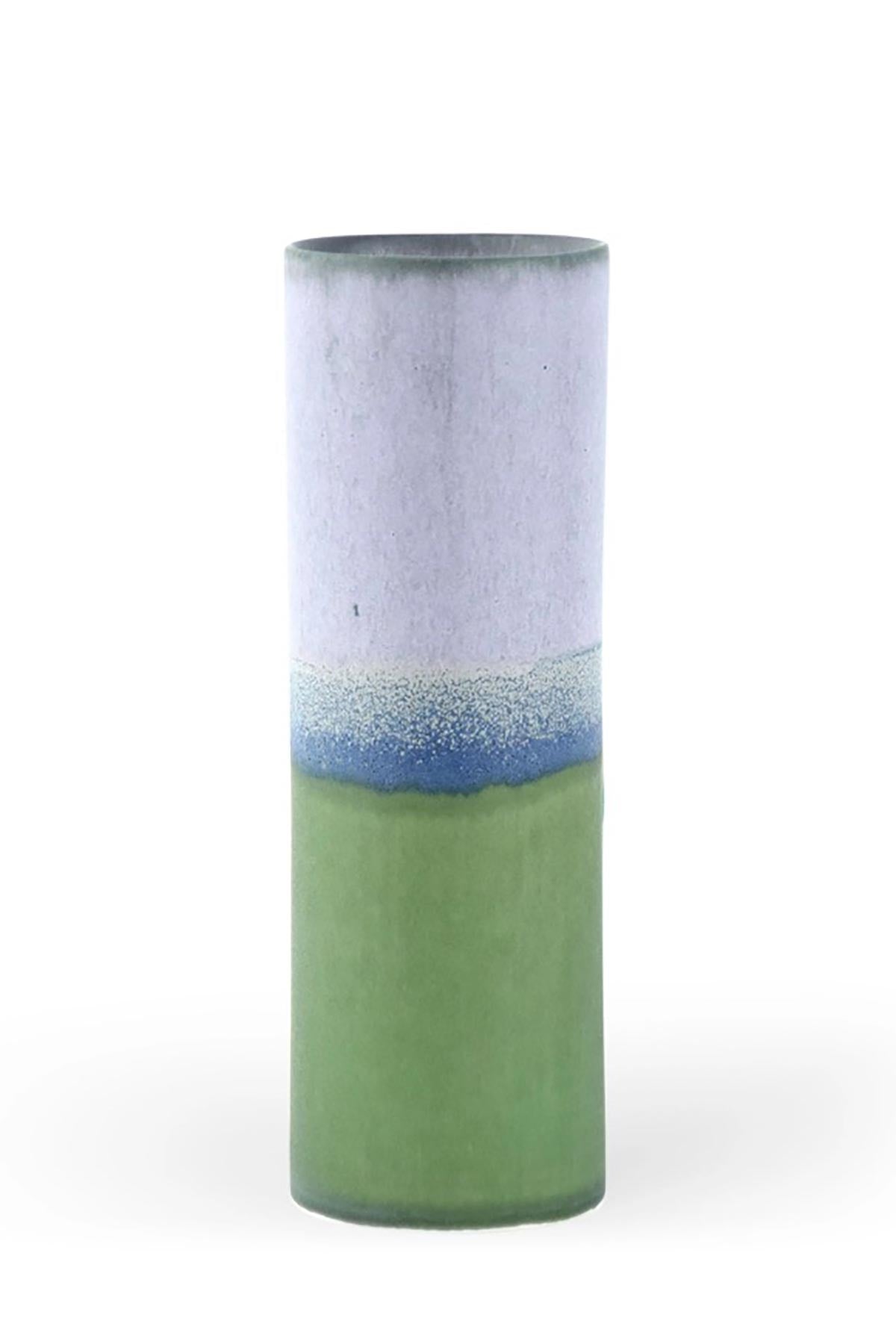 SGW Lab Green Cylinder Vase