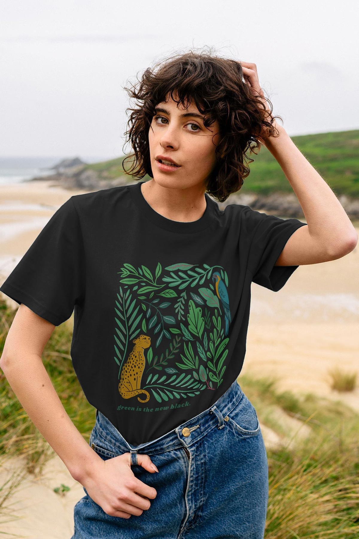 Mia Strada London Green Is The New Black Classic T-Shirt