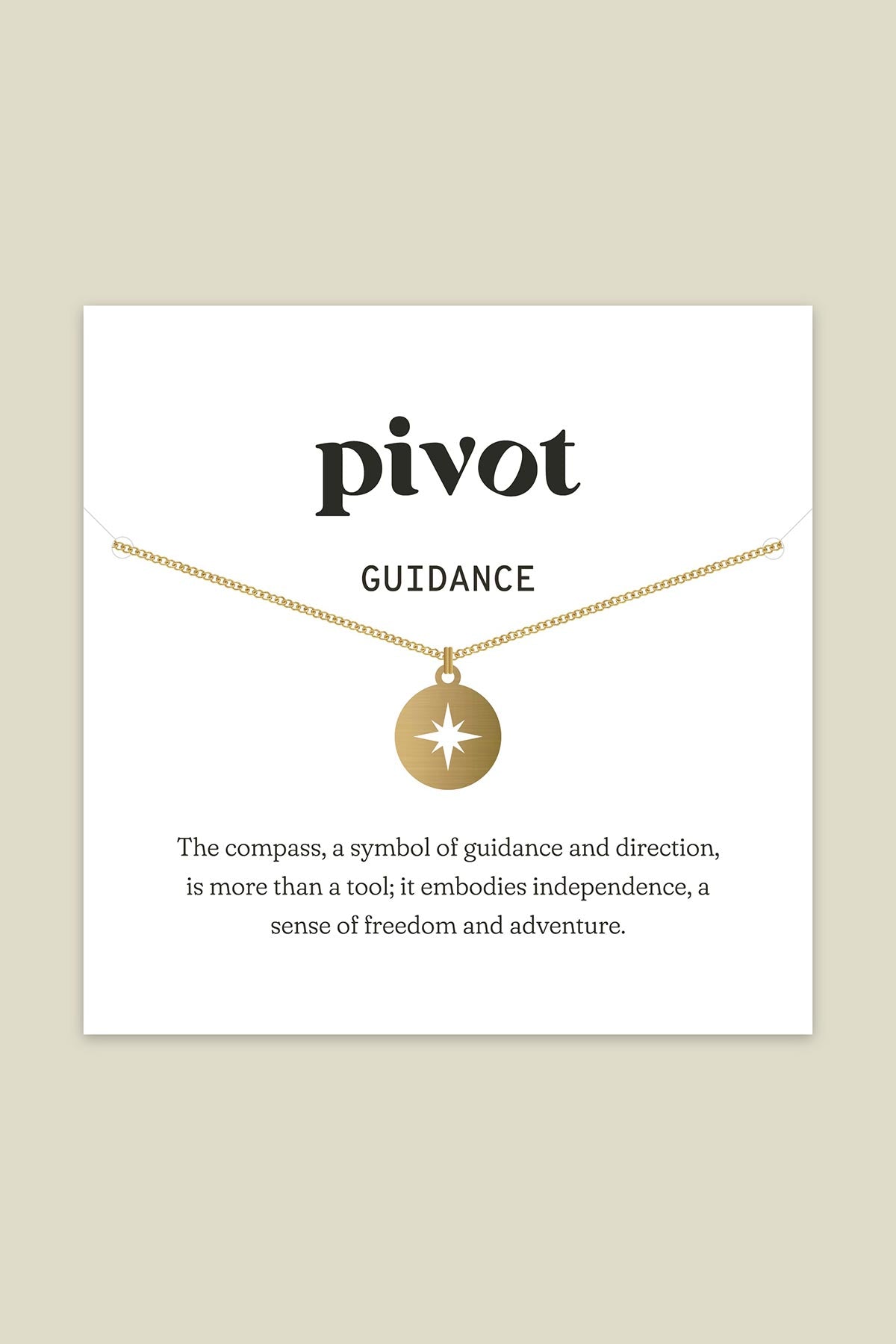 Pivot Guidance Pendant Necklace