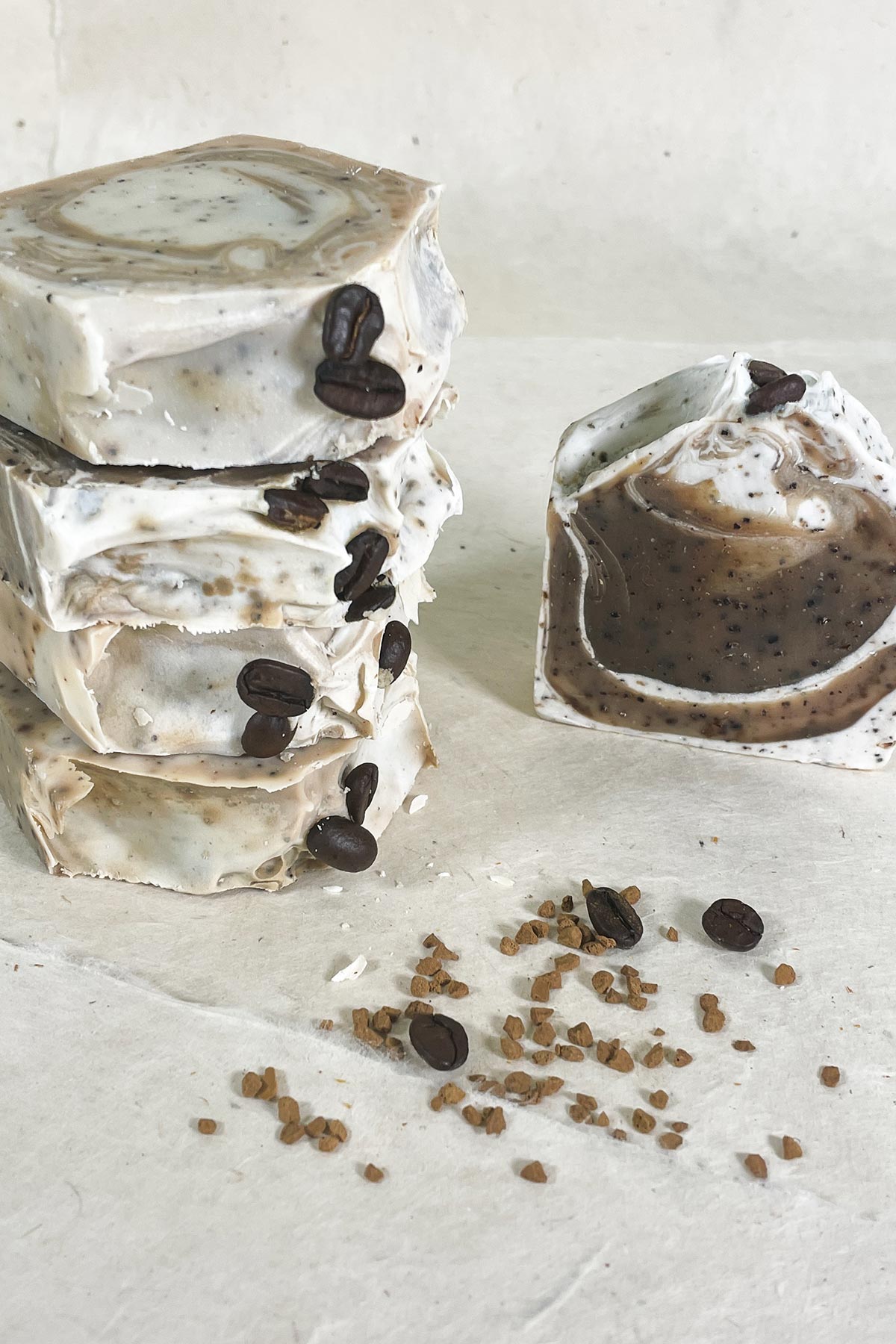 Auraque Handcrafted Coffee Deep Cleansing Scrub Soap Bar